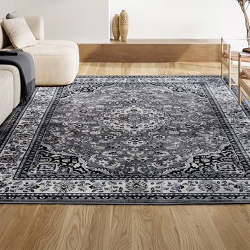 Palmette Modern Persian Floral Area Rug